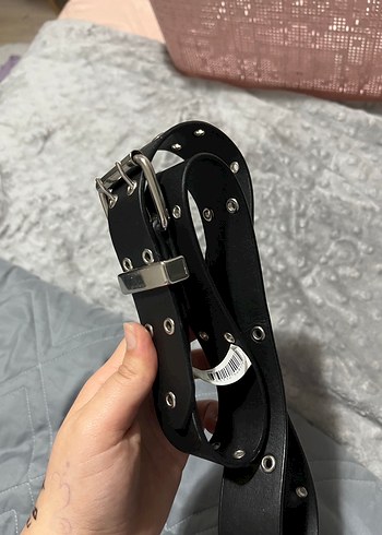 LC Waikiki Metal Detayli Siyah Genis Kusak