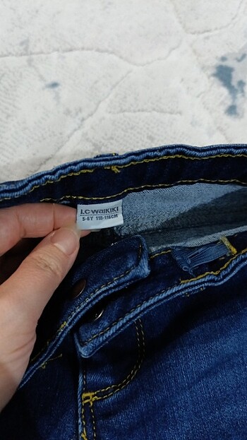 6 Yaş Beden lacivert Renk Kot pantolon