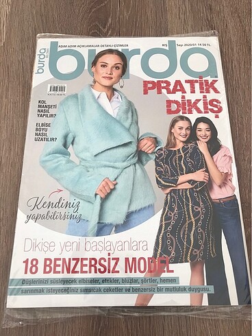 Burda pratik dikiş ve ev giyim dergisi