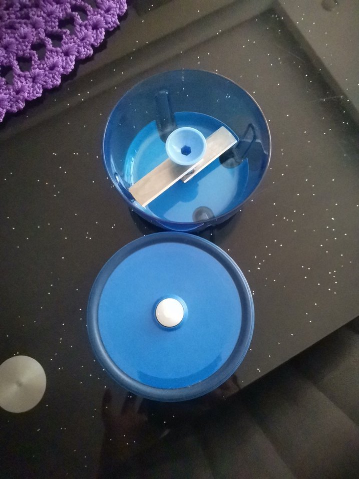 Mavi tupperware  el rondo - Görsel 2