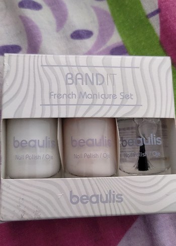 BAND İT French Manikür Seti Beyaz Oje