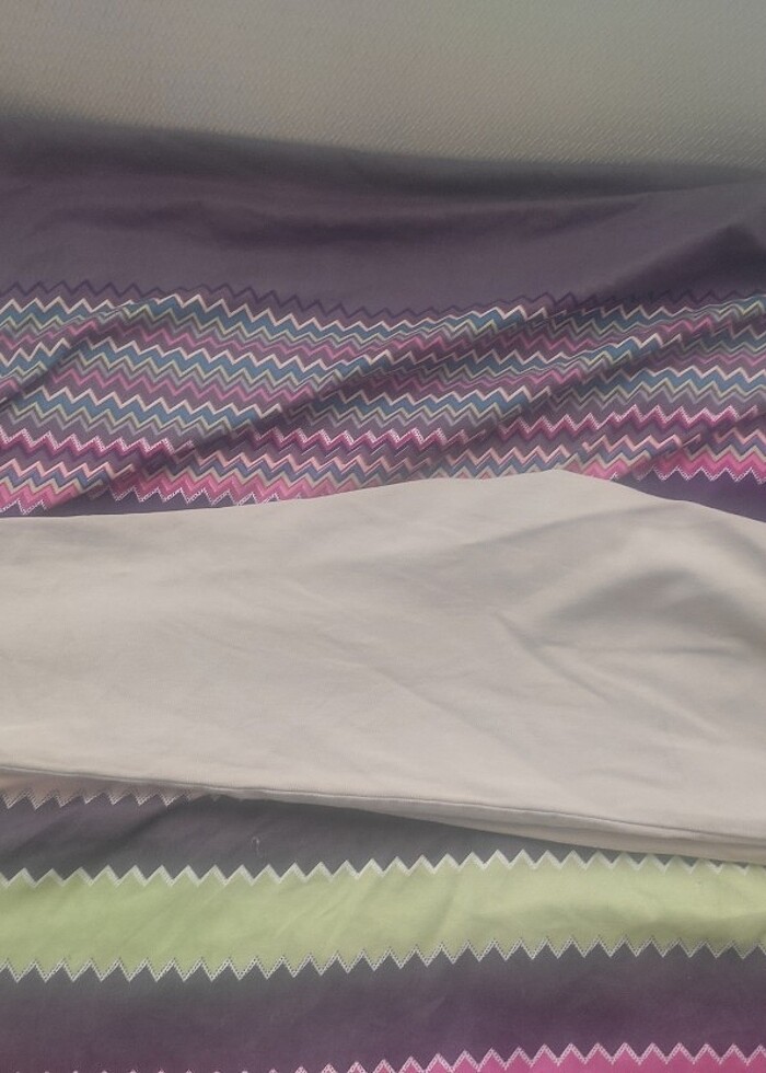 Krem rengi pantolon - Görsel 2