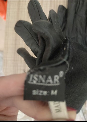 Siyah Deri Biker Eldiven - Görsel 6