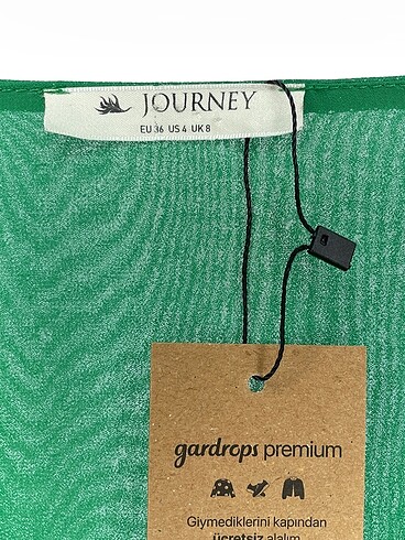 36 Beden yeşil Renk Journey Bluz %70 İndirimli.
