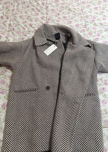 Fred Perry Sikligin Simgesi Siyah Beyaz Zikzakli Uzun Kaban