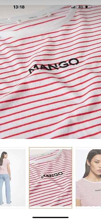 Kadın mango tshirt