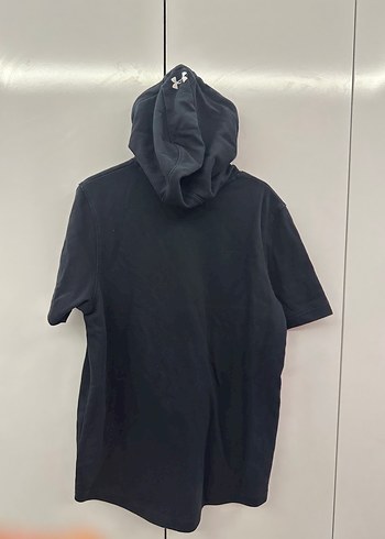 Diğer Under Armour Project Rock Siyah Baskılı Kapüşonlu Erkek Tişört