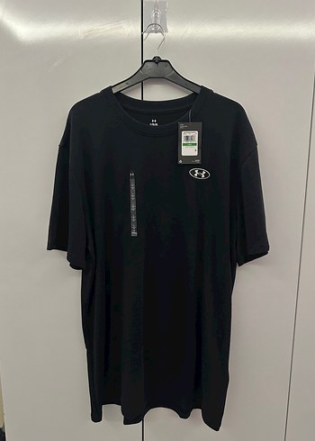 Under Armour Siyah Oversize Kısa Kollu Tişört