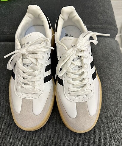 Adidas Samba Beyaz Siyah Gum Taban