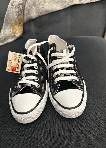 38 Beden Siyah Kadın Günlük Sneakers Converse