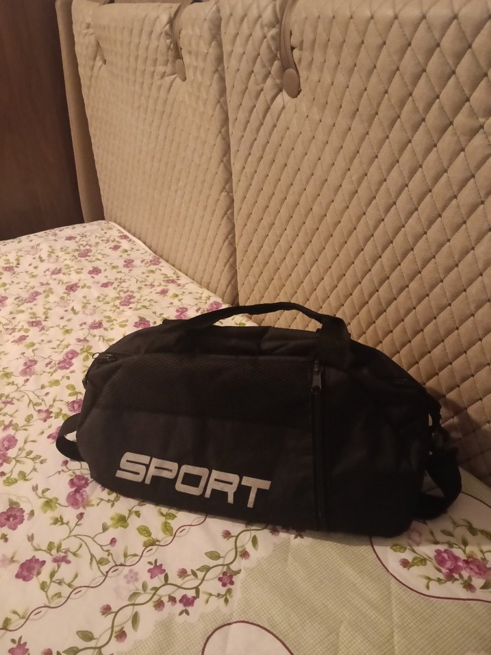 Siyah Sport Spor Çanta — görsel 2/3