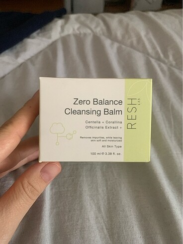 Reshlab Zero balance cleasing balm Kore ürünü