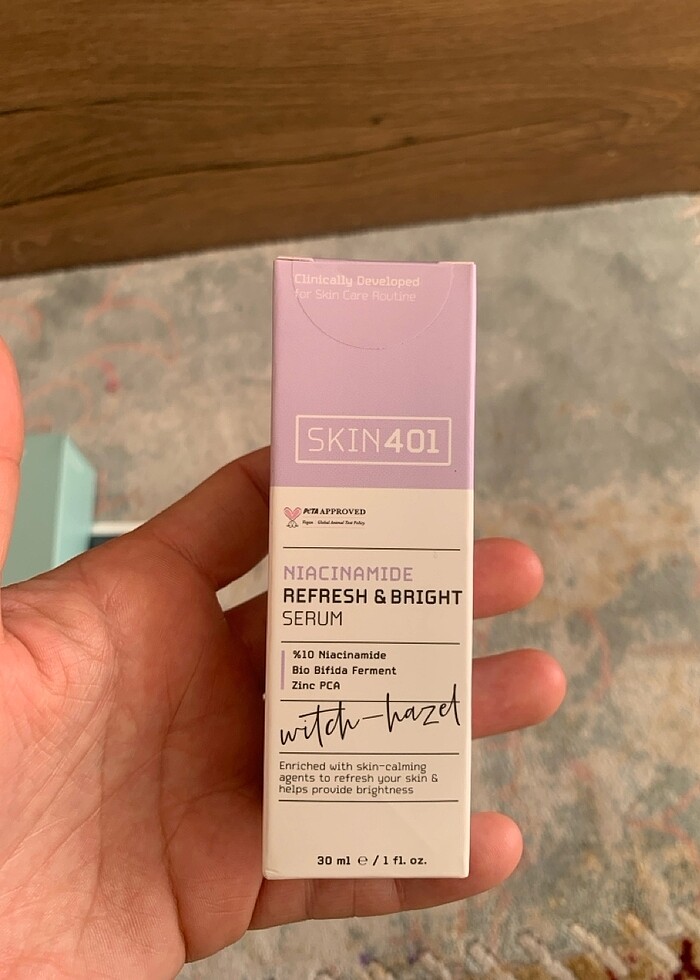 Skin401 gözenek seti maske Niacinamide serum - Görsel 3