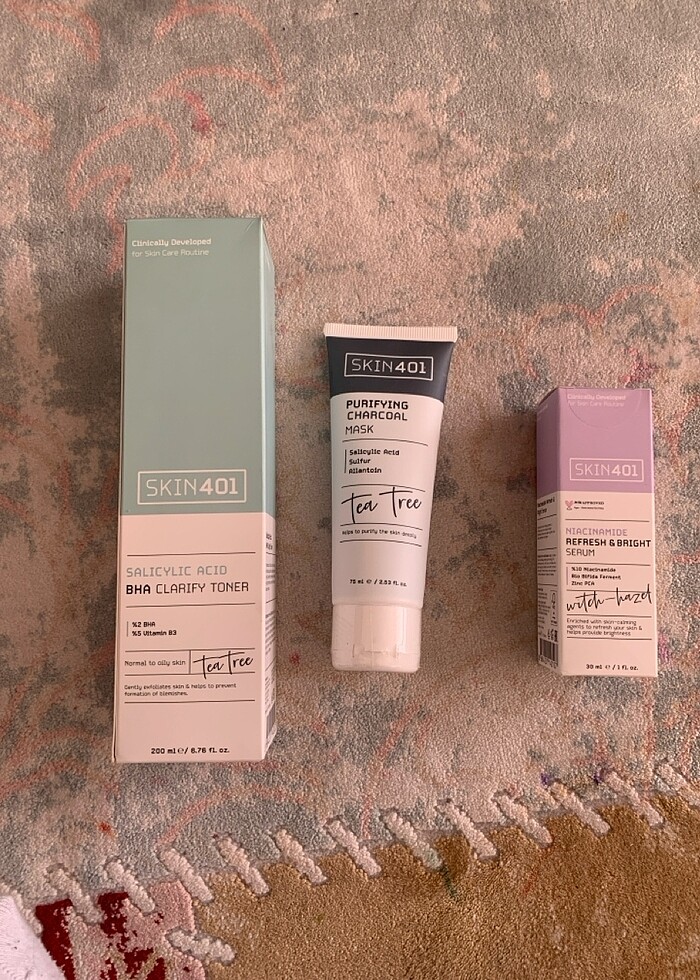 Skin401 gözenek seti maske Niacinamide serum - Görsel 2