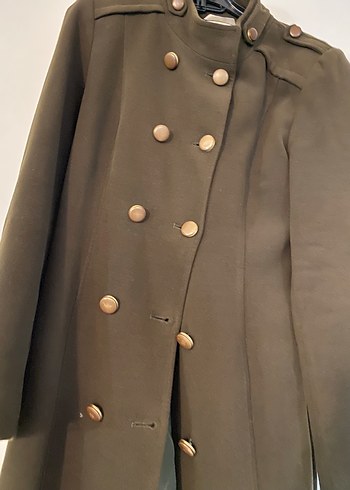 Kahverengi Süet Kemerli Uzun Kadın Kaban - Görsel 4