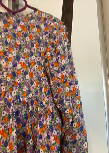 Çiçek Desenli Uzun Bohem Elbise - Görsel 3