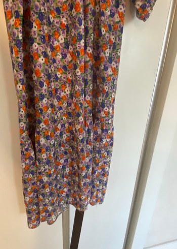 Çiçek Desenli Uzun Bohem Elbise - Görsel 2