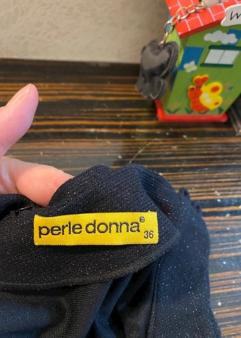 Nakışlı Siyah Uzun Triko Elbise - Görsel 4