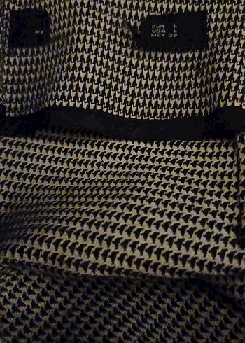 Deri detaylı Gri mini etek - Görsel 2