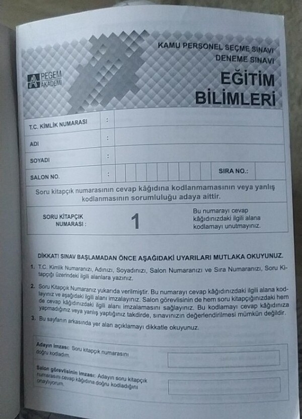 Pegem yayınları eğitim bilimleri 10lu çözümlü anlatımlı deneme v - Görsel 2