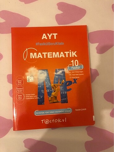 Ayt matematik kitabı