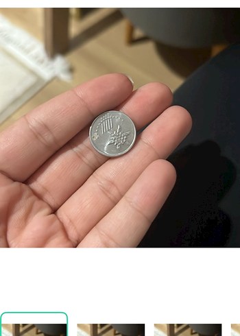 İtalyan 10 Cent Gumus Sikkeler