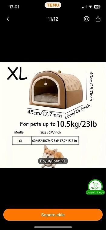 Ocak 2025?de yurtdışından sipariş verdim. Kedi de köpek de kulla