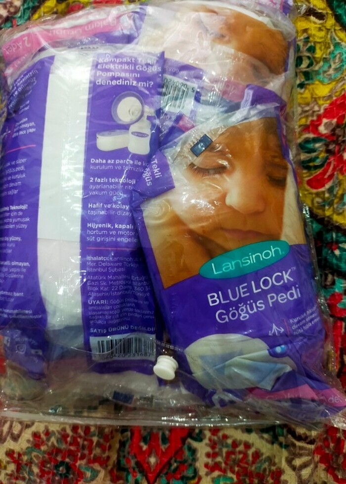 Anne sütü saklama poşeti ve göğüs pedi  - Görsel 2