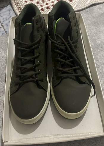 Defacto Sehir Stiline Uygun Koyu Haki Sneaker