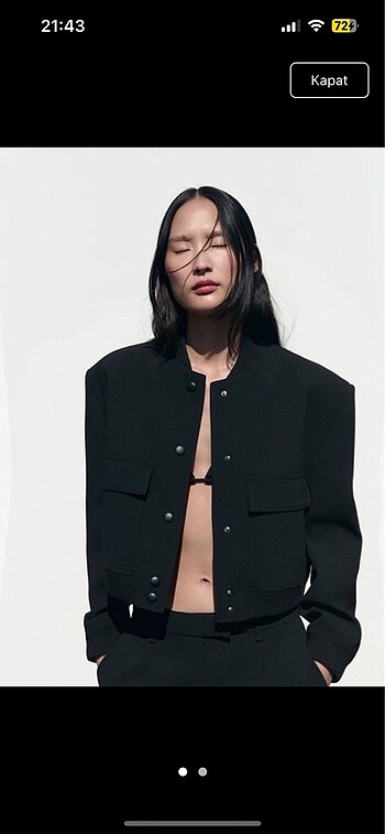 Zara bomber ceket