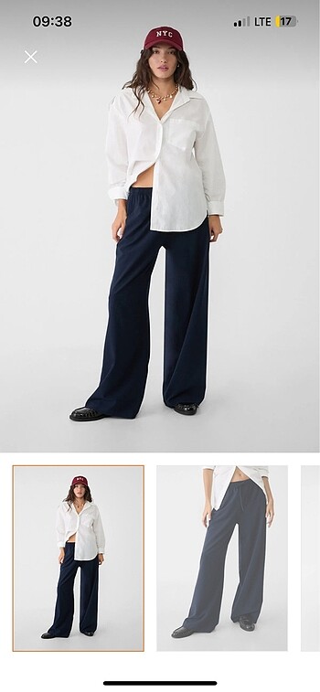 Stradivarius dökümlü pantolon