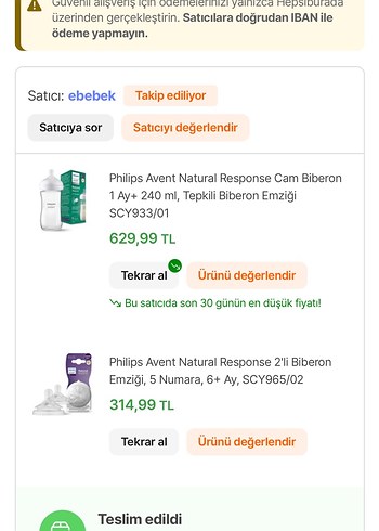 Philips Philips Avent Natural Bebek Biberonu Beyaz