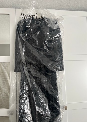 Siyah Gotik Nakışlı Abiye - Görsel 5