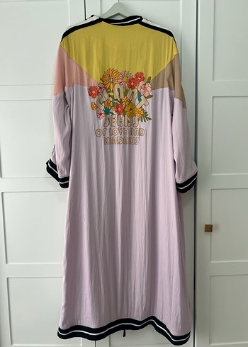 Uzun, Salaş, Pembe Kadın Kimono - Görsel 6