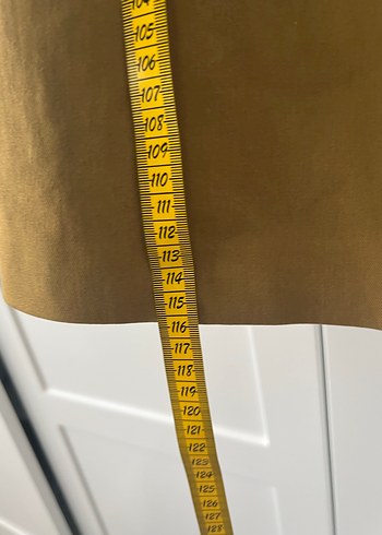 Kadın Camel Süet Kuşaklı Uzun Trençkot - Görsel 7