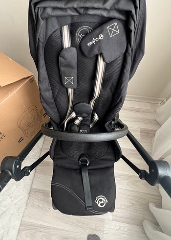 Cybex Dex 360° Döner Bebek Arabası Siyah - Görsel 9