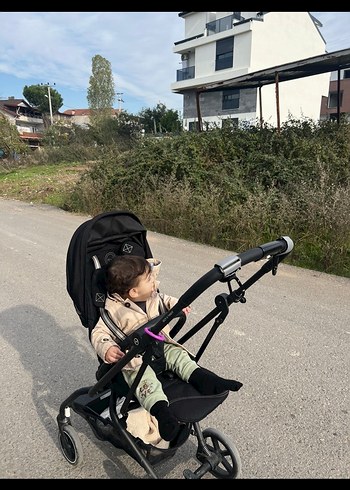 Cybex Dex 360° Döner Bebek Arabası Siyah - Görsel 5