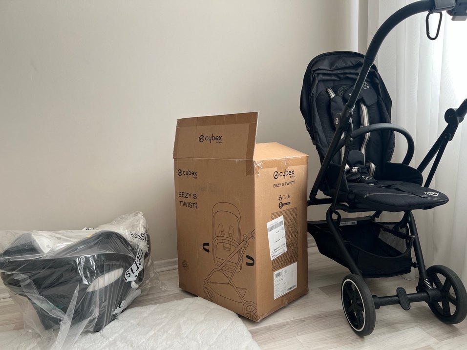 Cybex Dex 360° Döner Bebek Arabası Siyah - Görsel 2