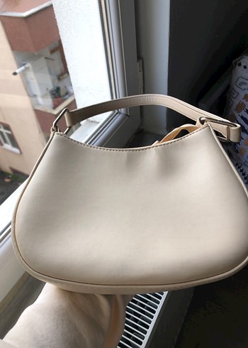 Bej Kadın Omuz Çantası - Görsel 4