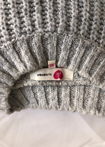 Gri Örgü Kadın Kazak - Görsel 3