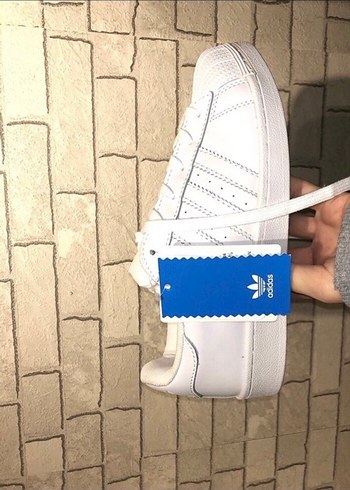 Adidas Superstar Beyaz Kadın Spor Ayakkabı - Görsel 3
