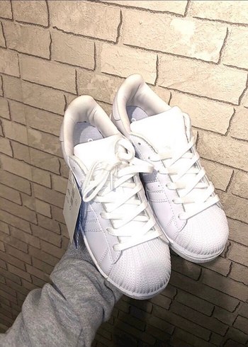 Adidas Superstar Beyaz Kadın Spor Ayakkabı - Görsel 2