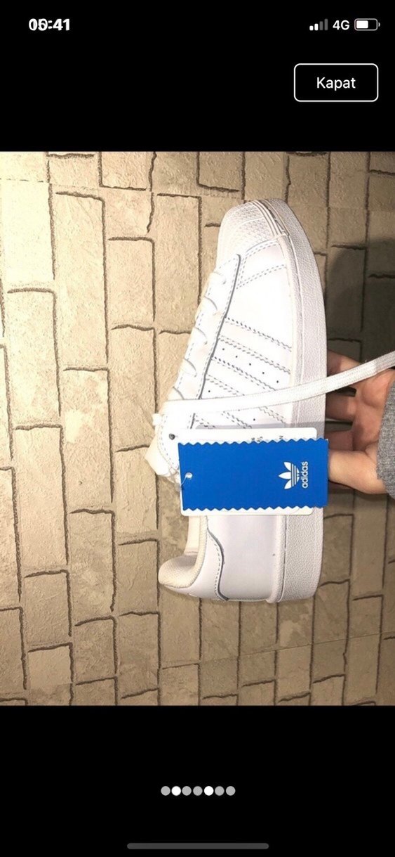 Adidas Superstar Beyaz Kadın Spor Ayakkabı - Görsel 3