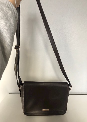 Kahverengi Deri Kadın Çanta - Görsel 3