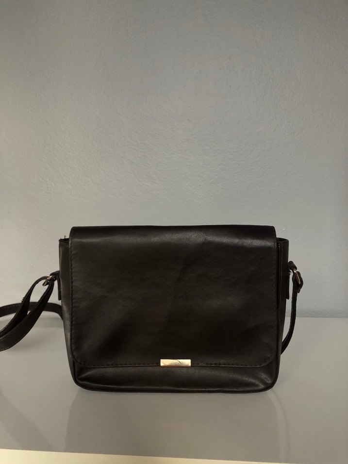 Kahverengi Deri Kadın Çanta - Görsel 2