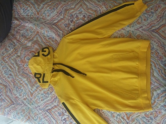 Sarı sweatshirt 