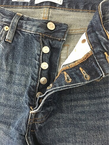 36 Beden MANGO CAPRİ DÜZ JEANS