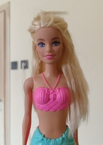 Pembe Deniz Kızı Barbie Bebek orijinal