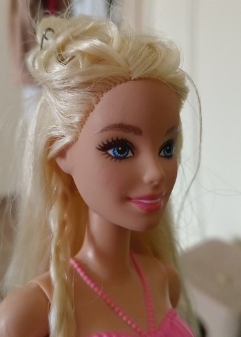 Beden Pembe Deniz Kızı Barbie Bebek orijinal