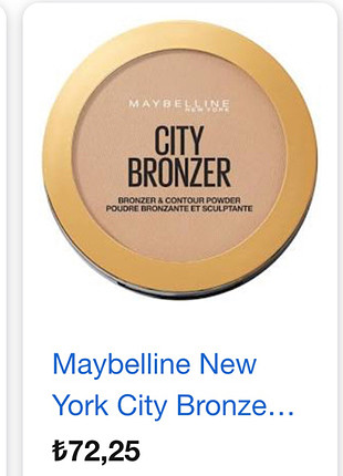 Bronzer ve kontur pudrası